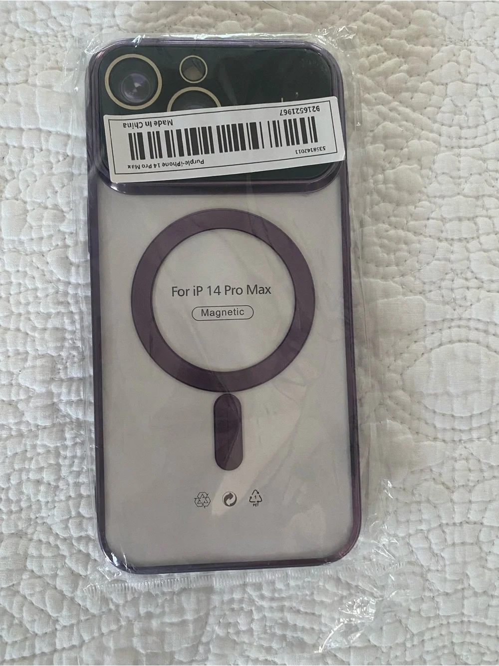 iPhone Phone Case Magnetic 14 Pro Max Purple NIP